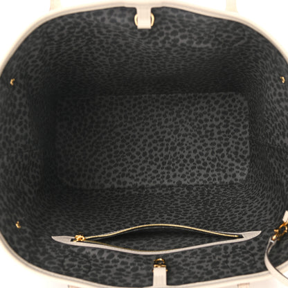 Louis Vuitton Monogram Giant Wild At Heart Neverfull MM Creme 6 of 10