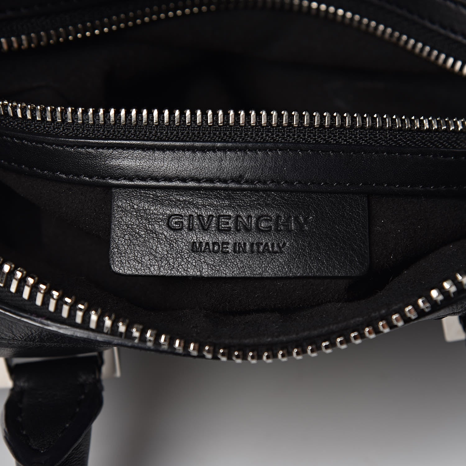 Givenchy Calfskin Coated Canvas Madonna Print Mini Lucrezia Black 8 of 11