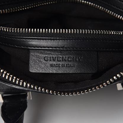 Givenchy Calfskin Coated Canvas Madonna Print Mini Lucrezia Black 8 of 11