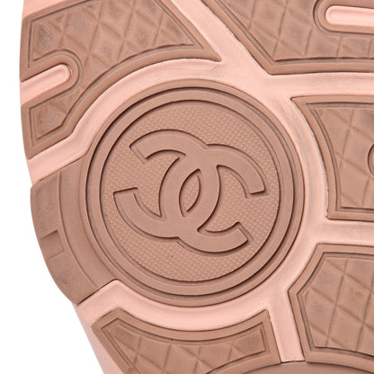 Chanel Suede Calfskin CC Sneakers 40.5 Pink 7 of 12