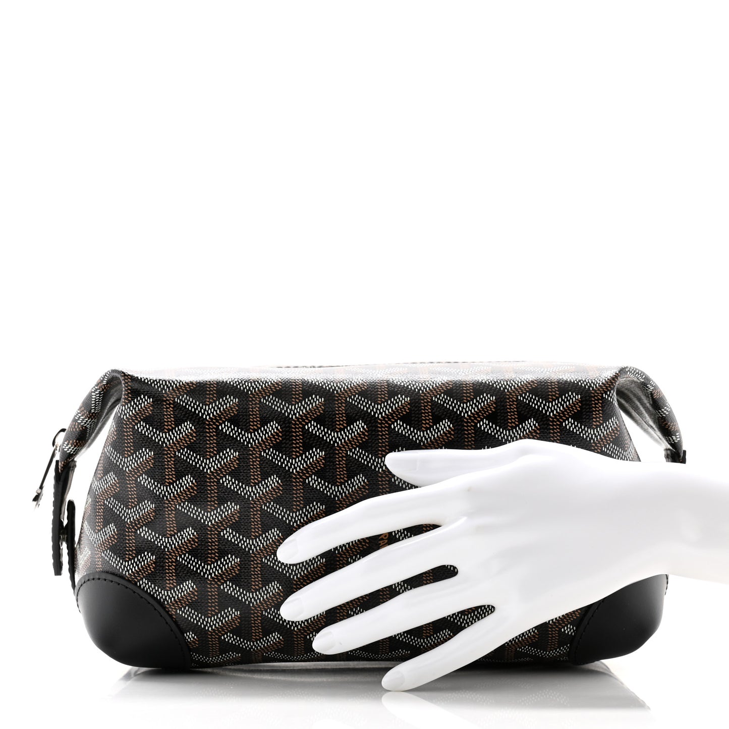 Goyardine Boeing 25 Trousse de Toilette Black