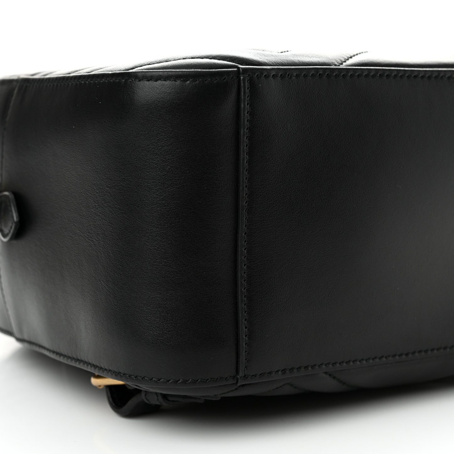 Calfskin Matelasse GG Marmont Dome Backpack Black
