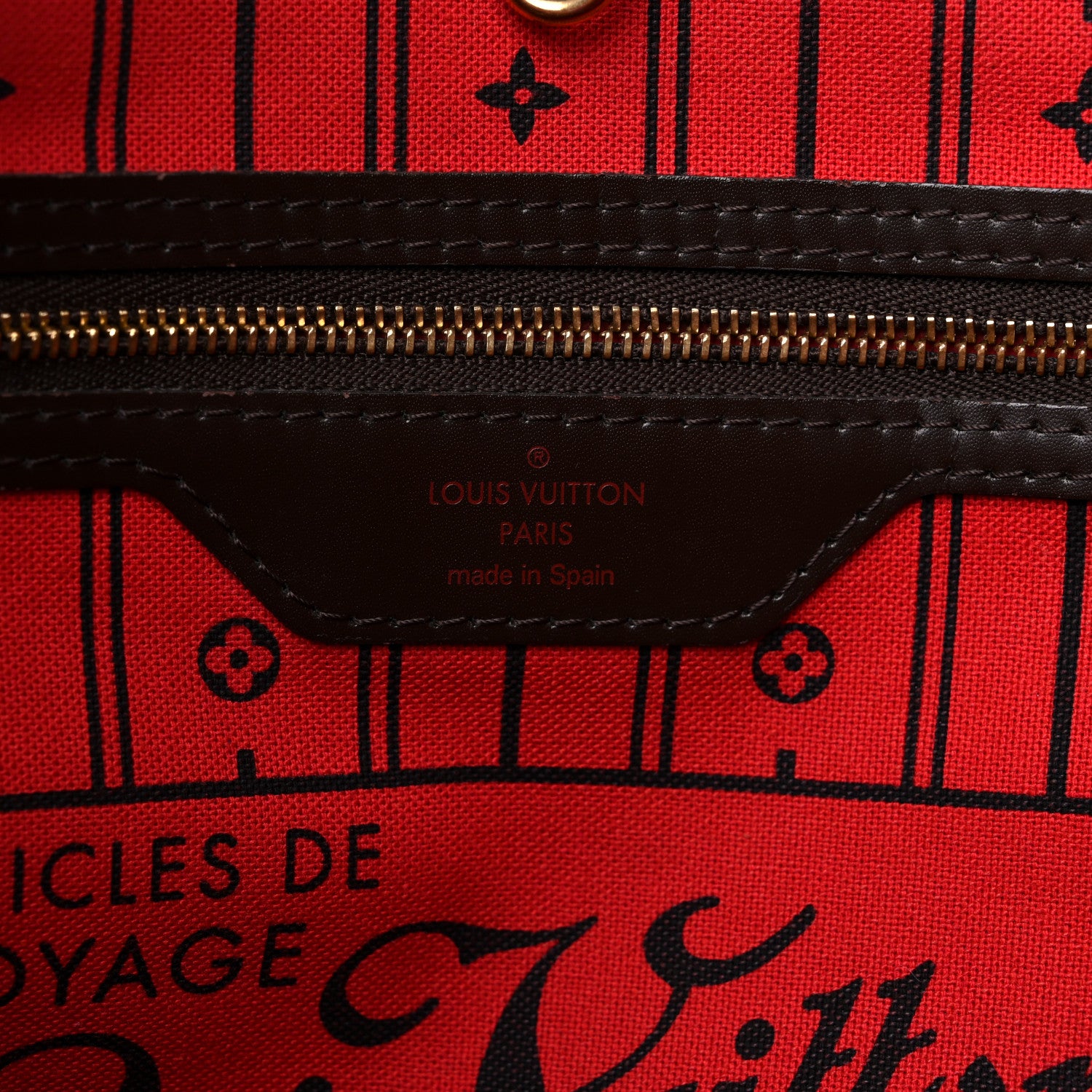 Louis Vuitton Damier Ebene Neverfull MM 6 of 16