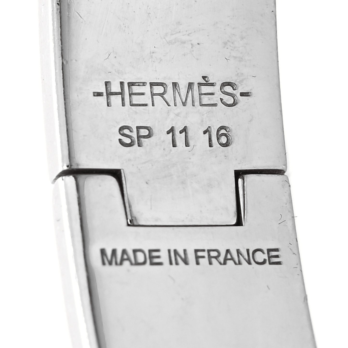 Enamel Printed Narrow Charniere Savana Dance Hinged Bracelet S Futurisme