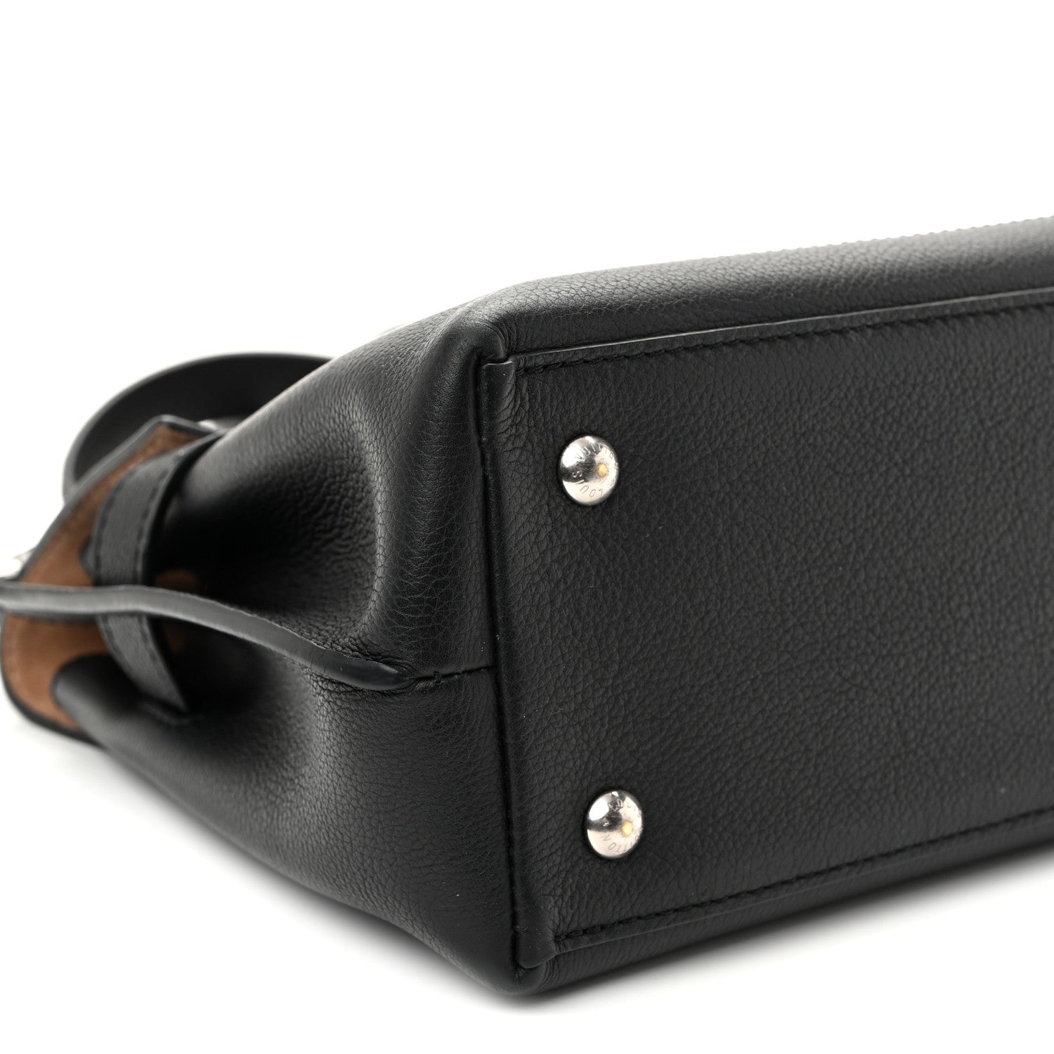 Louis Vuitton Calfskin Lockme Ever BB Black 15 of 19