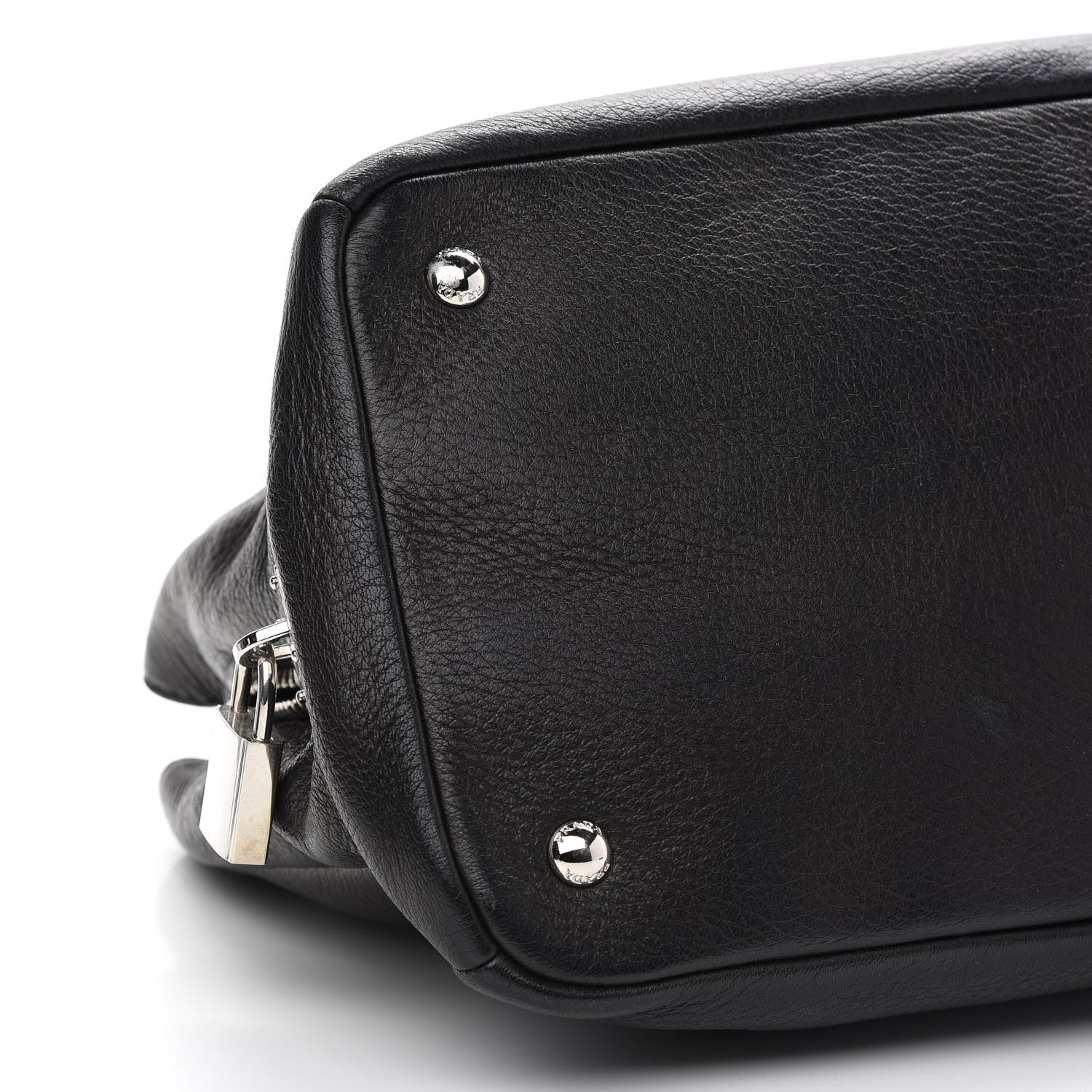 Prada Vitello Daino Tote Black 7 of 9