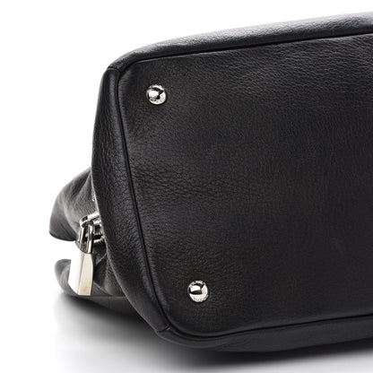 Prada Vitello Daino Tote Black 7 of 9