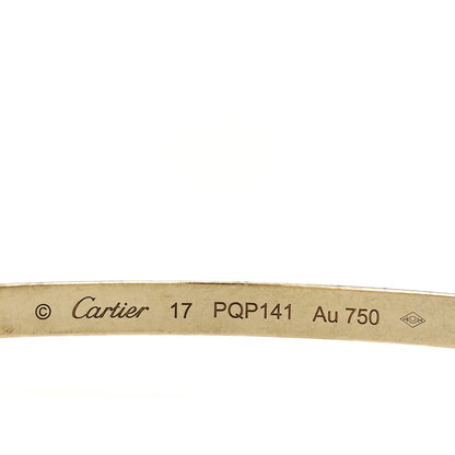 Cartier 18K Yellow Gold Small LOVE Bracelet 17 3 of 9