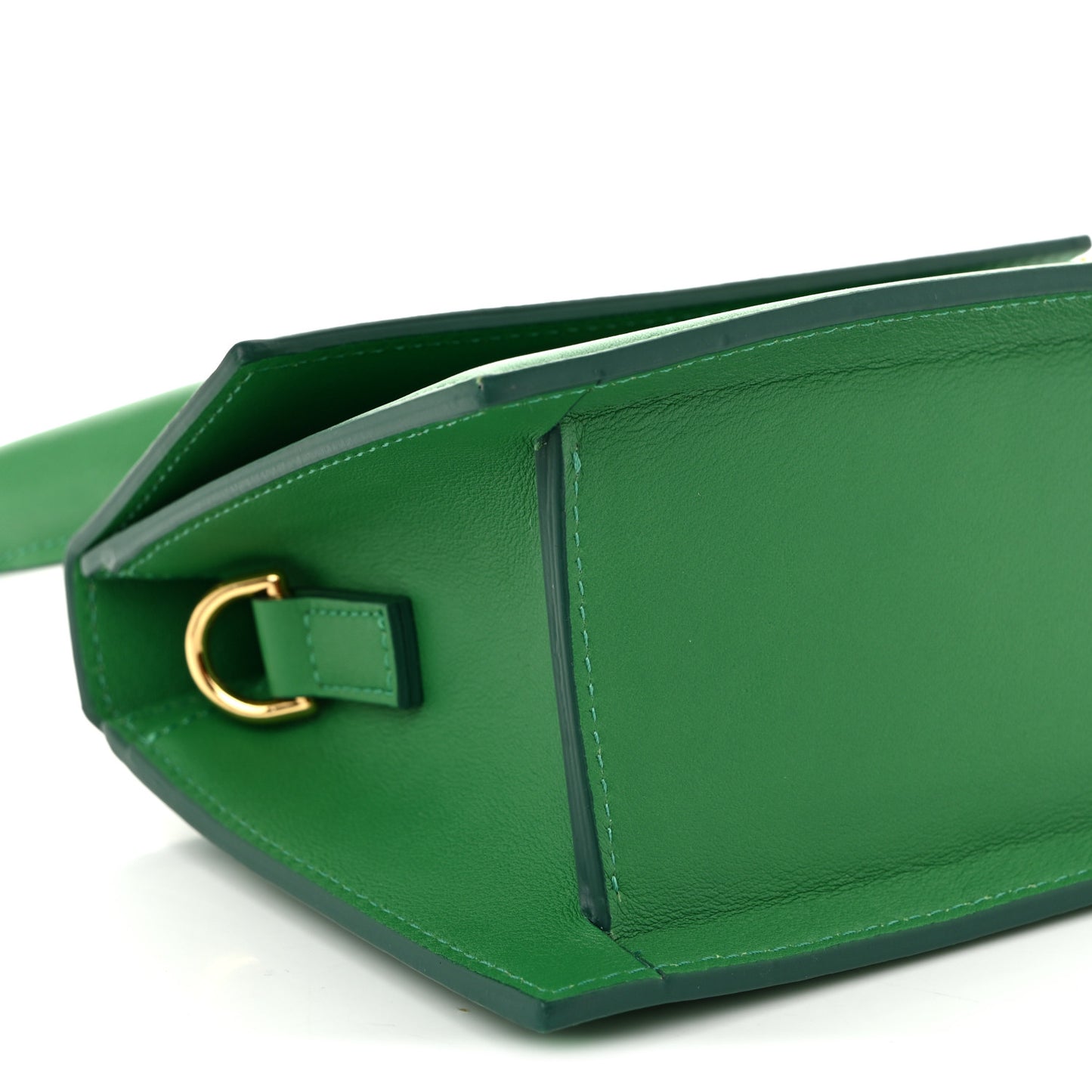 Smooth Calfskin Le Chiquito Moyen Green