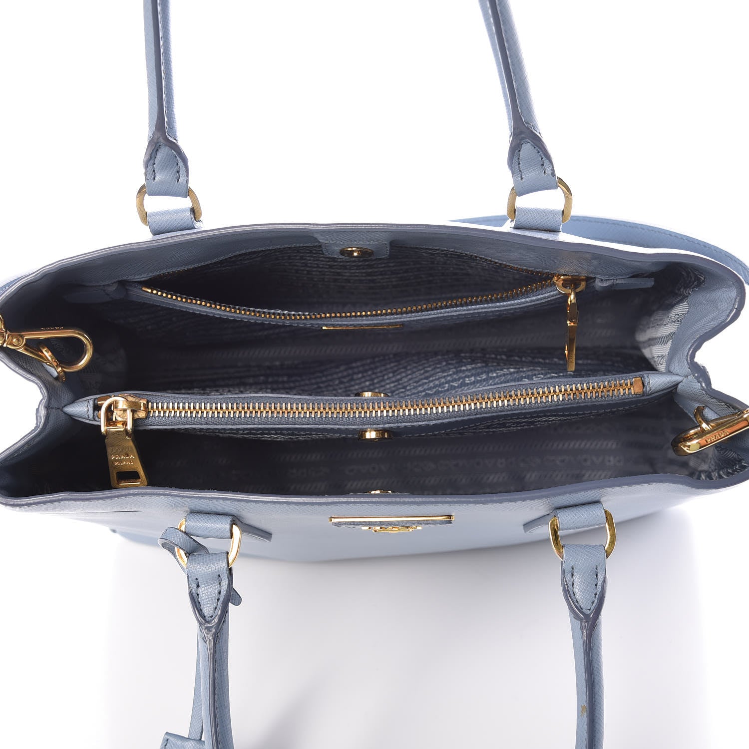 Prada Saffiano Lux Medium Tote Astrale 5 of 10