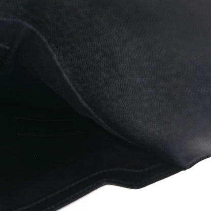 Saint Laurent Grain De Poudre Uptown Pouch Black 7 of 9