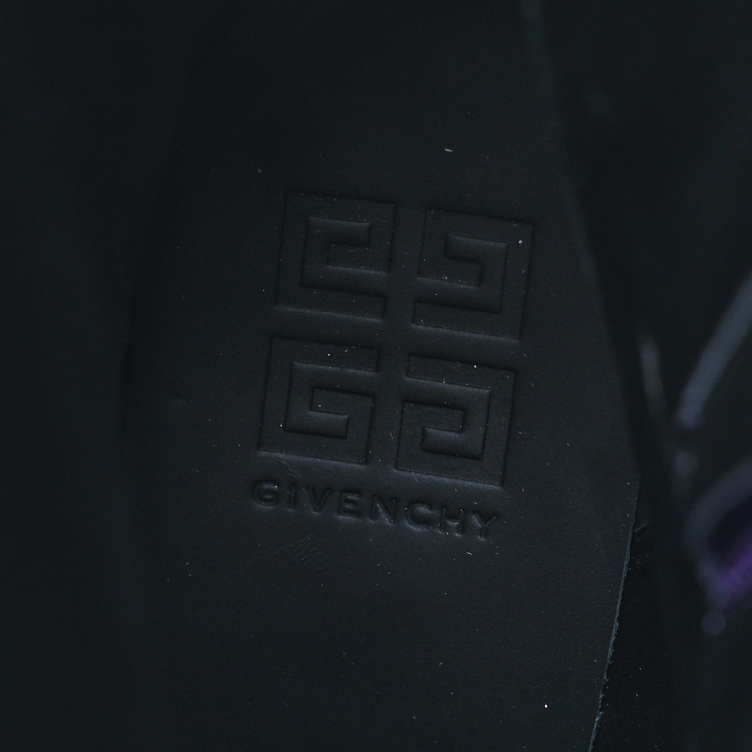 Givenchy Calfskin Shark Lock Ankle Boots 39.5 Ultraviolet 9 of 13