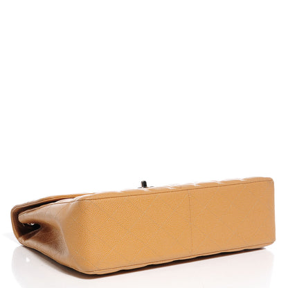 Chanel Caviar Jumbo Single Flap Beige 4 of 9