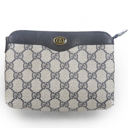 Gucci Monogram Cosmetic Case Navy 1 of 10