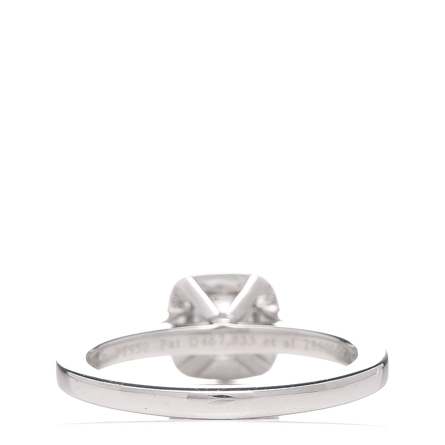 Tiffany Platinum Diamond .41ct. Legacy Ring 51 5.75 4 of 9