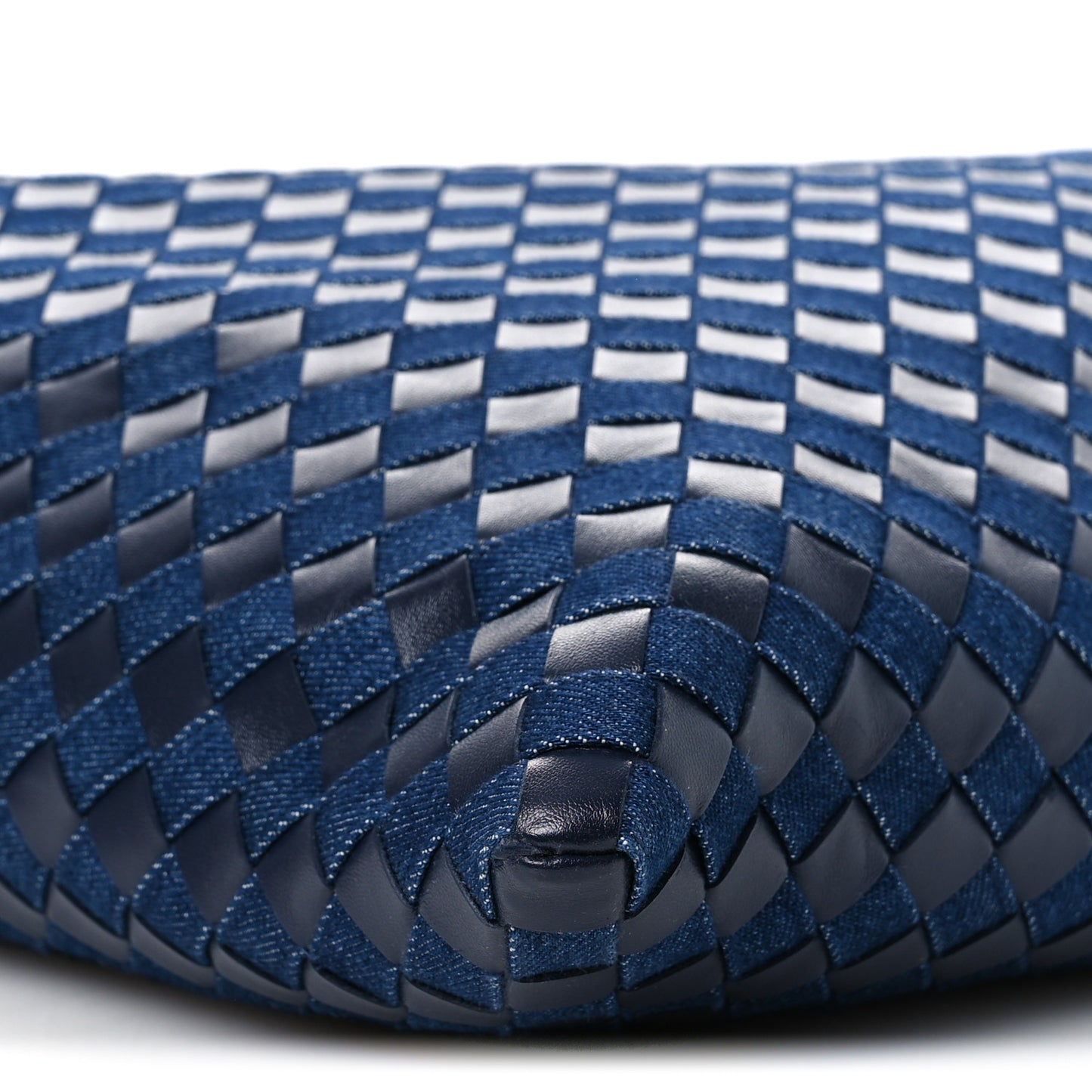 Denim Nappa Intrecciato Large Hop Abyss Indigo