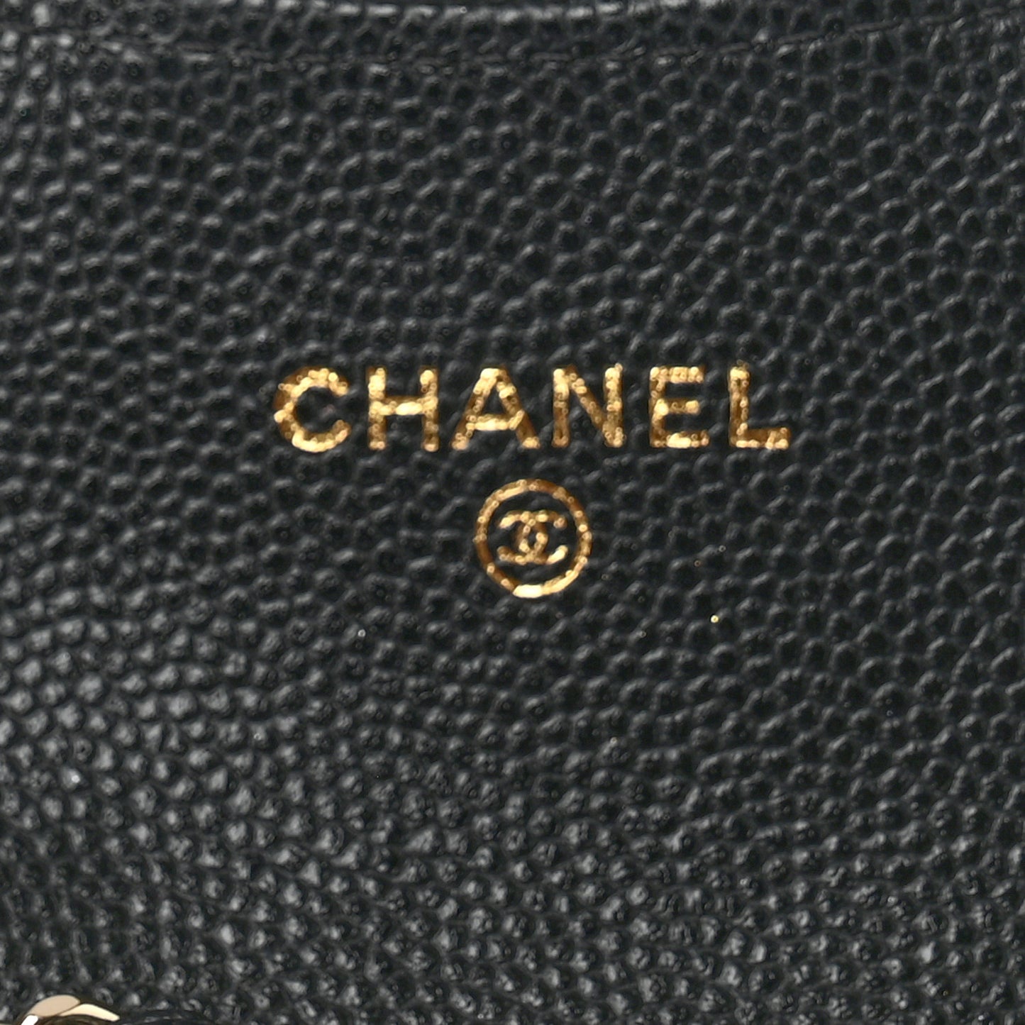 Caviar Quilted Mini Chain Belt Bag Black