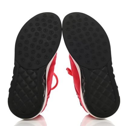 Chanel Lycra CC Sneakers 35 Red 5 of 7