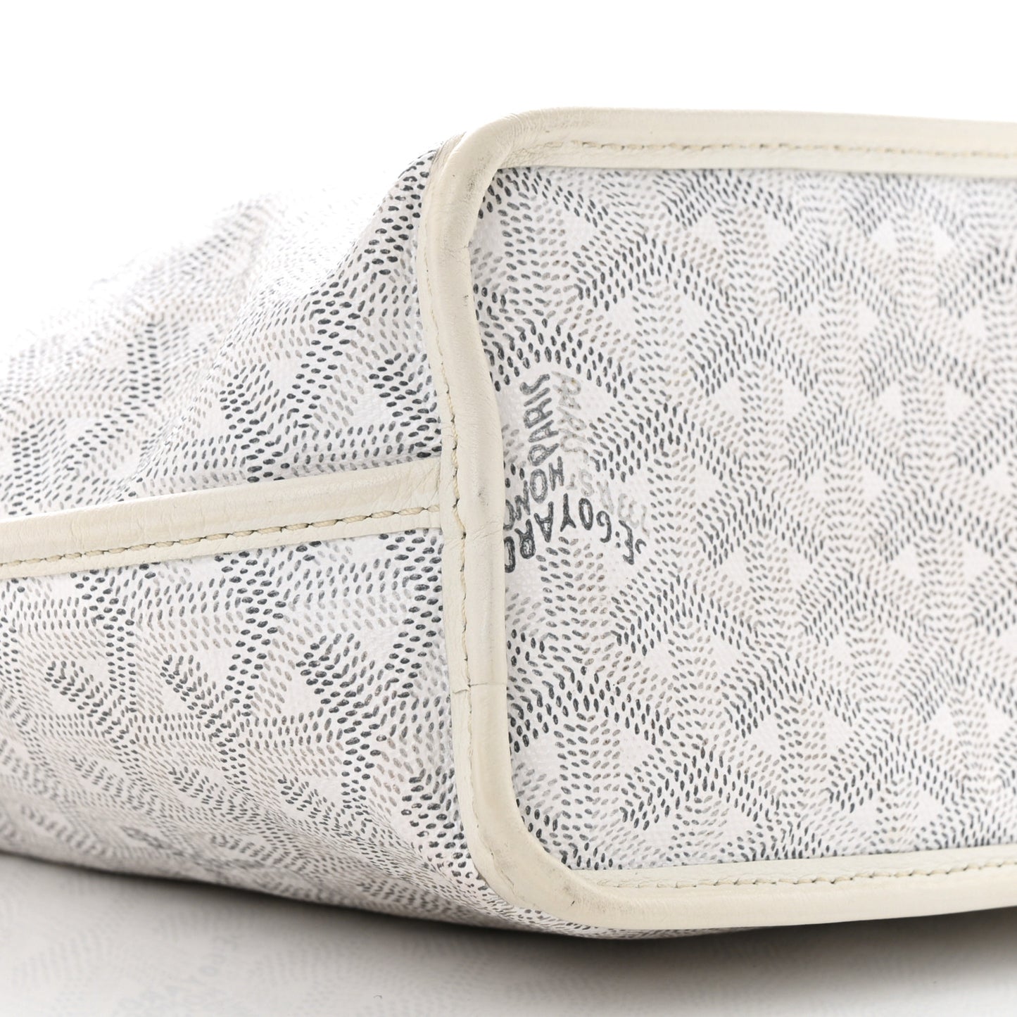 Goyardine Reversible Mini Anjou White