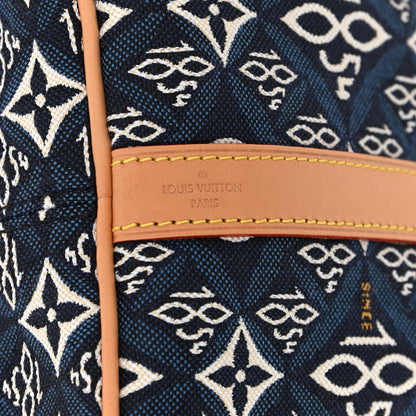 Louis Vuitton Jacquard Since 1854 Speedy Bandouliere 25 Blue 7 of 11