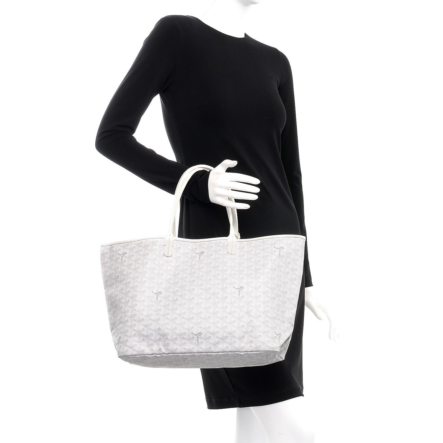 Goyardine Saint Louis PM White