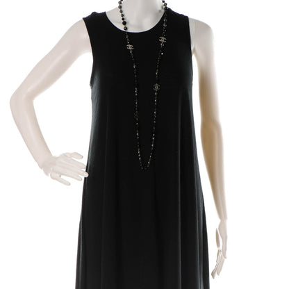 Chanel Ruthenium Bead CC Long Necklace Black 2 of 4