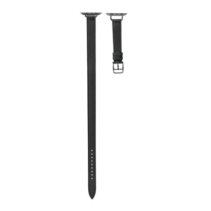 Hermes Swift Apple Watch Double Tour Strap Black 1 of 6