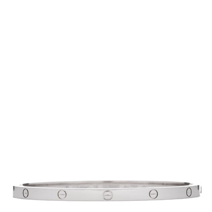 Cartier 18K White Gold Small LOVE Bracelet 16 1 of 6