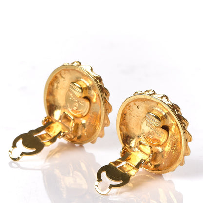 Chanel Coco Clip On Earrings Gold 4 of 4