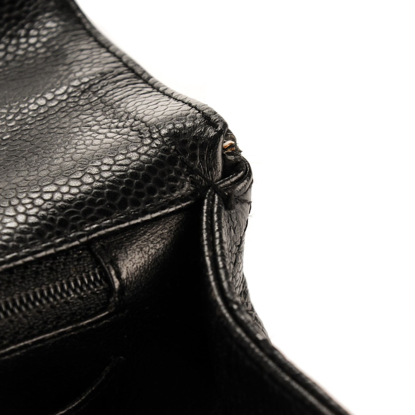 Caviar Quilted Jumbo Single Flap Black