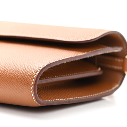 Hermes Epsom Constance Long Wallet To Go Gold 11 of 13