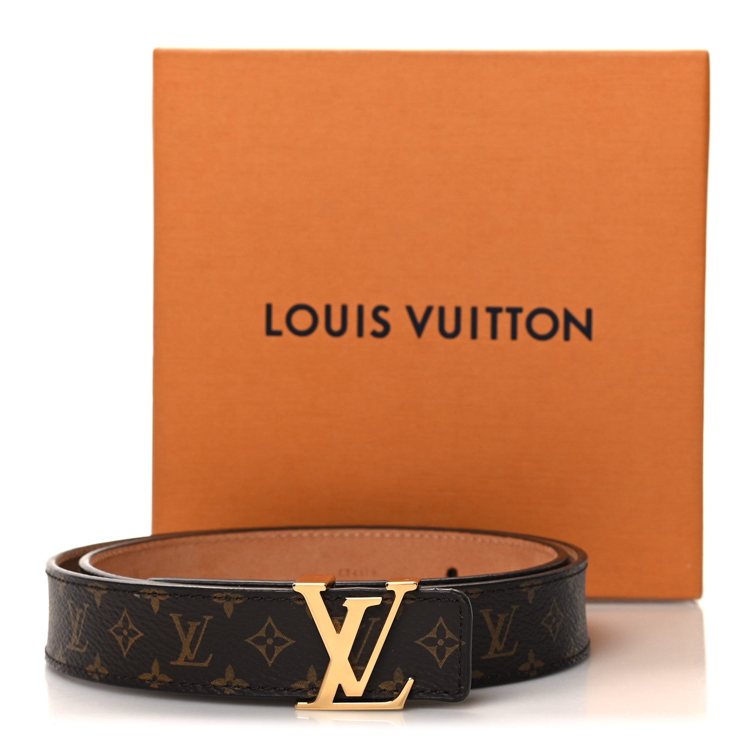 Louis Vuitton Mini Monogram 25mm LV Initiales Belt 75 30 8 of 8