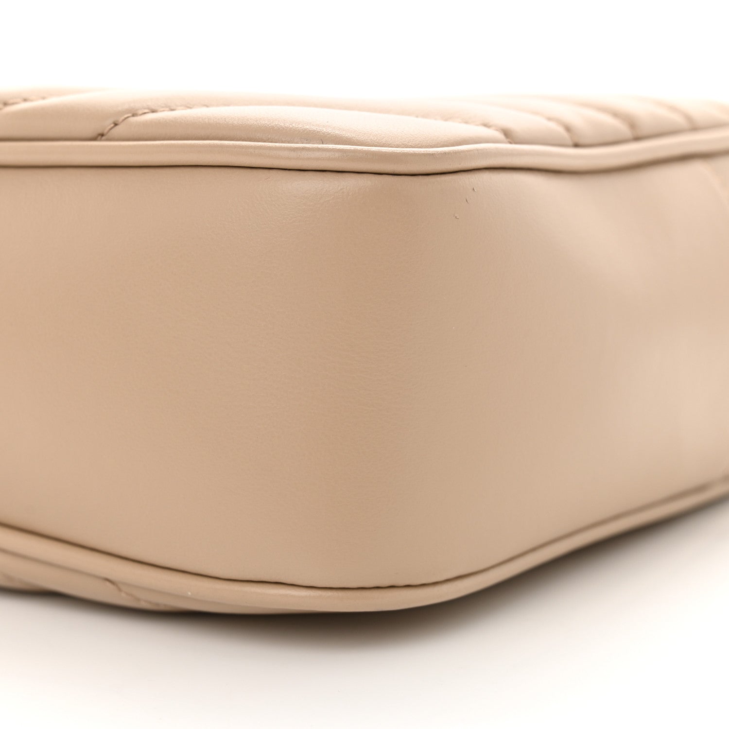Saint Laurent Calfskin Matelasse Monogram Lou Camera Bag Dark Beige 10 of 12