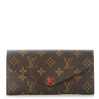 Louis Vuitton Monogram Josephine Wallet Red 1 of 9