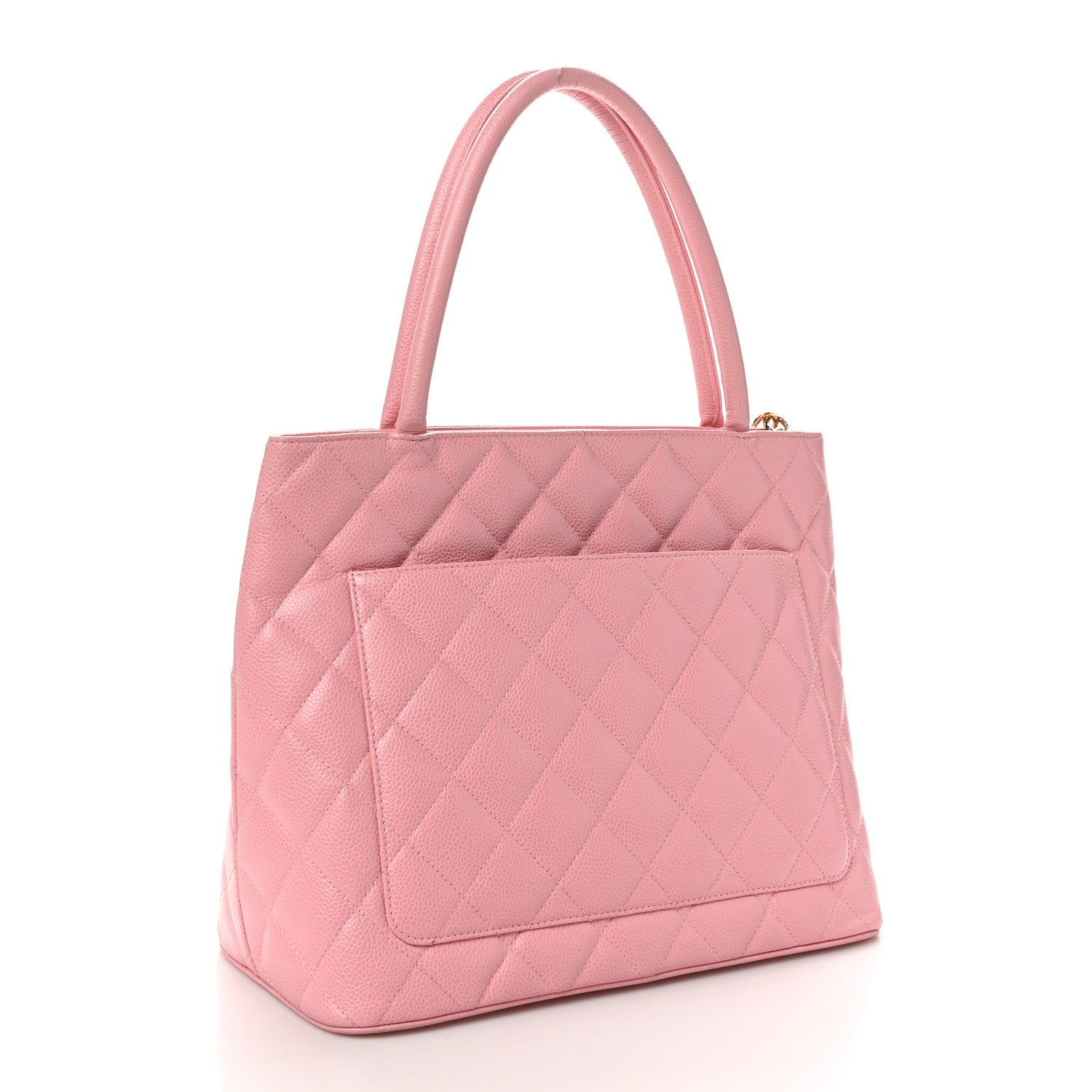 Chanel Caviar Quilted Medallion Tote Light Pink 3 of 10