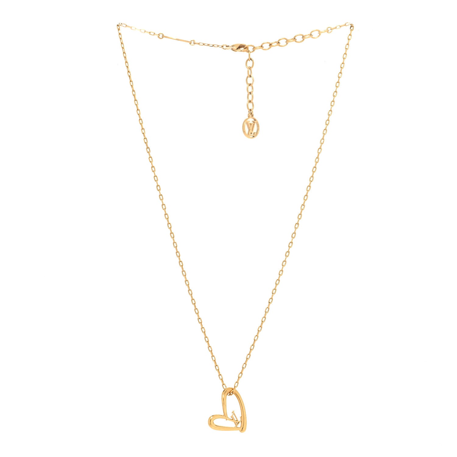 Louis Vuitton Metal Fall In Love Necklace 3 of 6