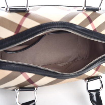 Burberry Nova Check Bowling Bag Black 5 of 13