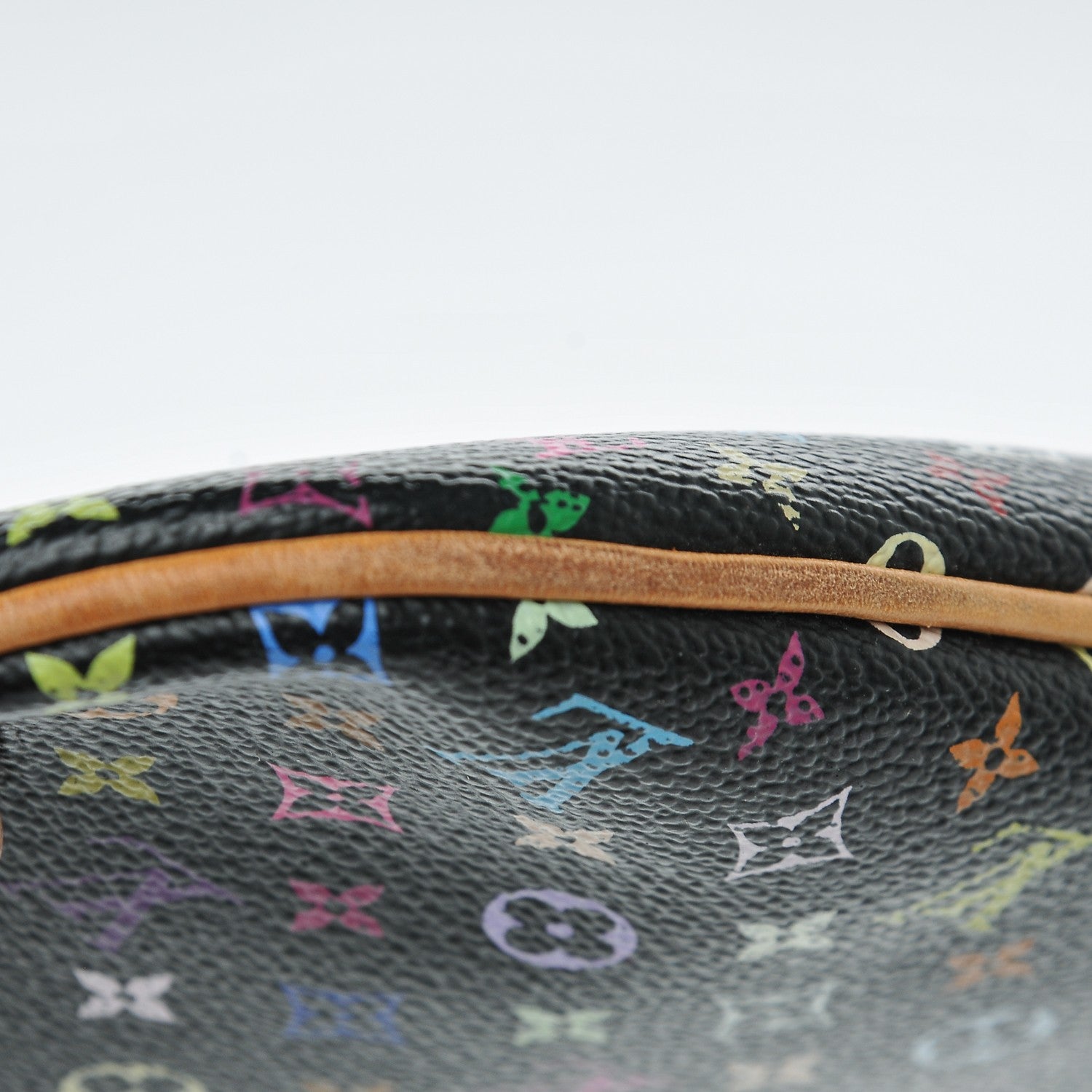 Louis Vuitton Monogram Multicolor Pochette Plate GM Black 8 of 9