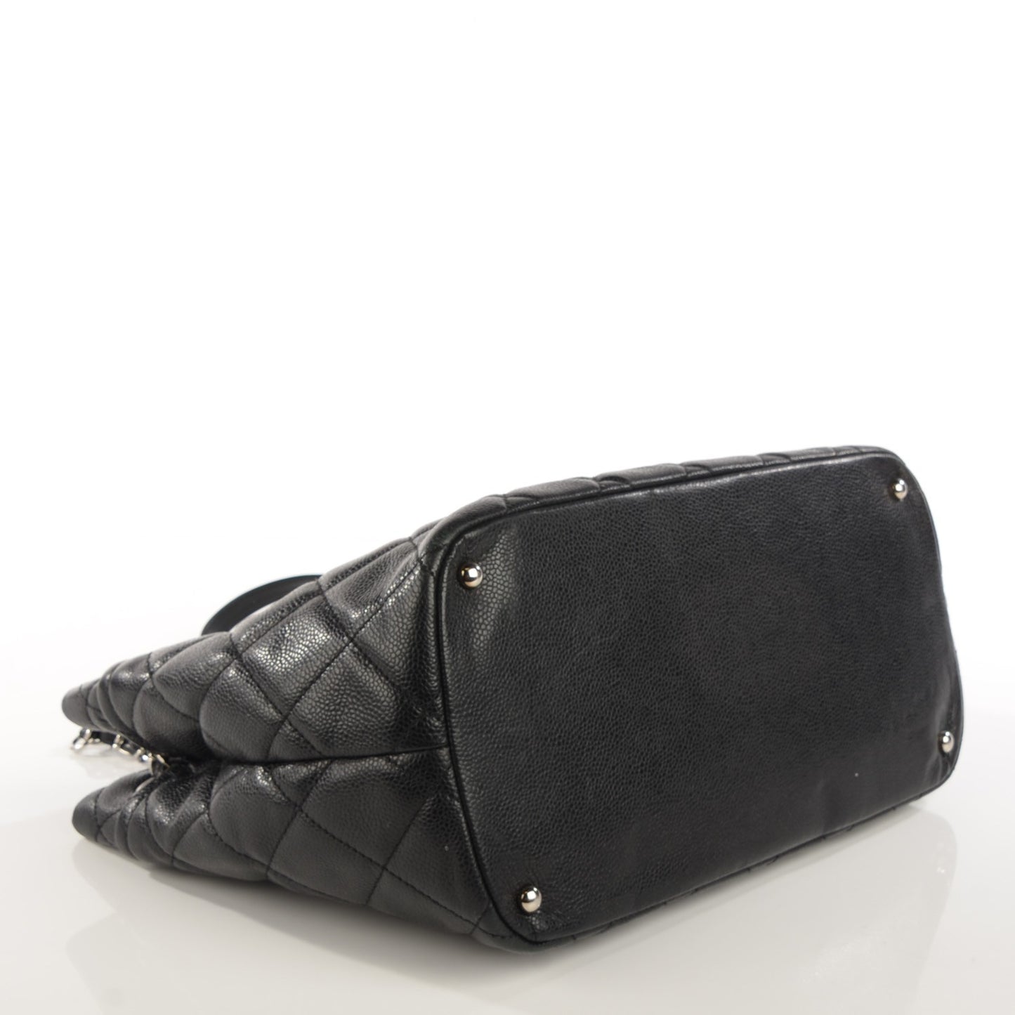 Caviar Quilted CC Timeless Soft Tote Black