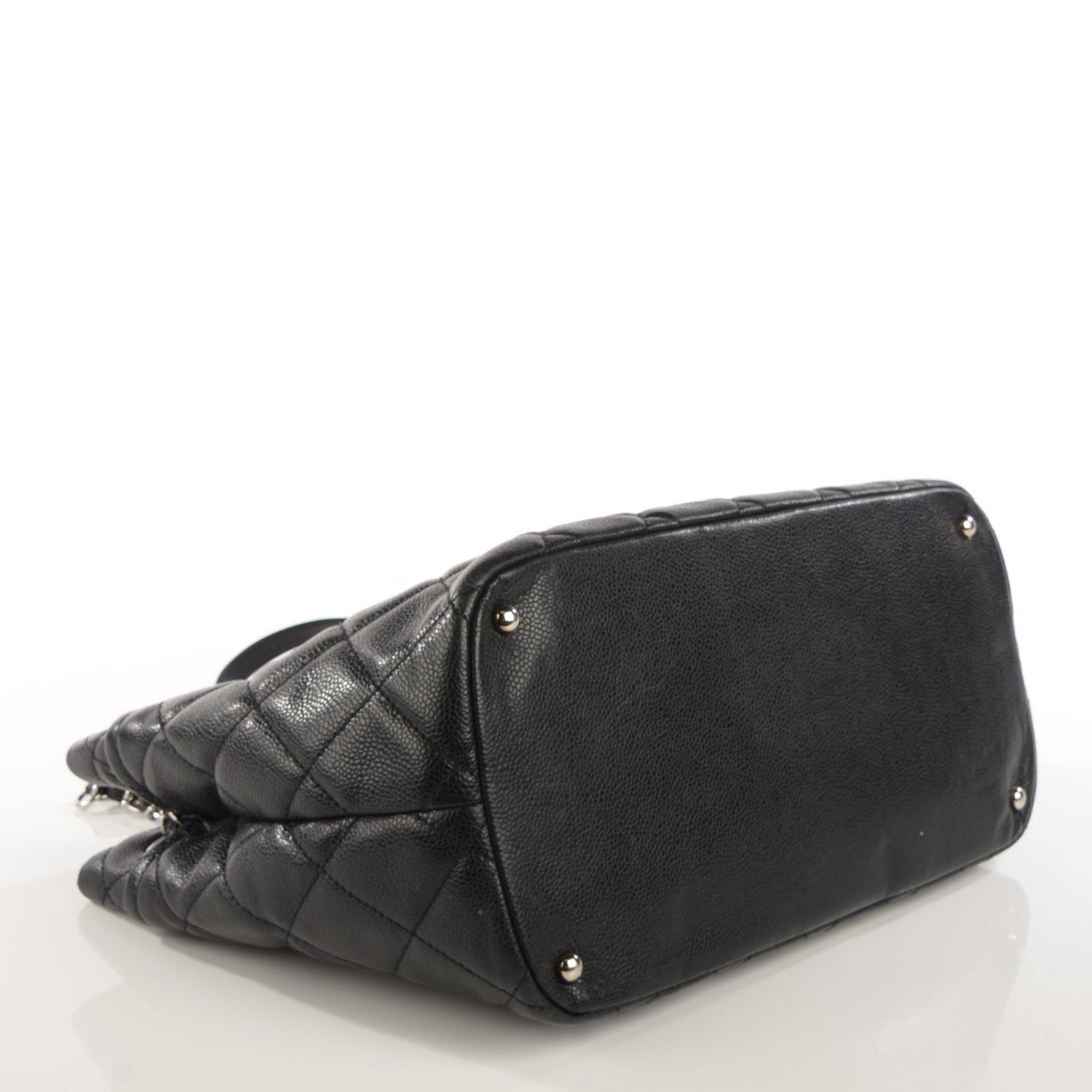 Chanel Caviar Quilted CC Timeless Soft Tote Black 4 of 8