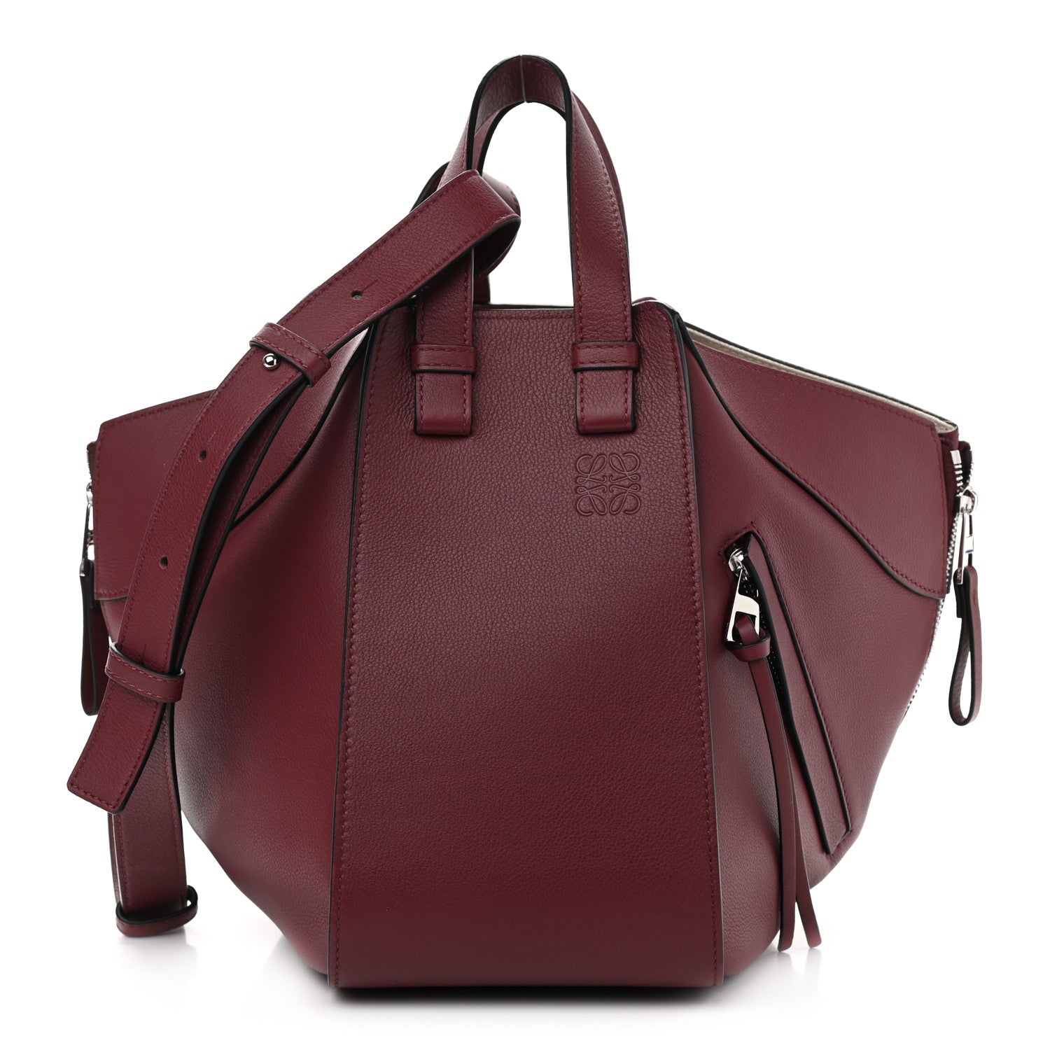 Loewe Calfskin Medium Hammock Shoulder Bag Malbec 1 of 9