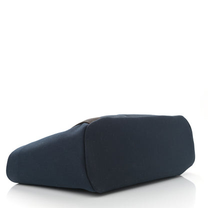 Hermes Toile Sac De Pansage Groom Bleu Navy Feu 5 of 13