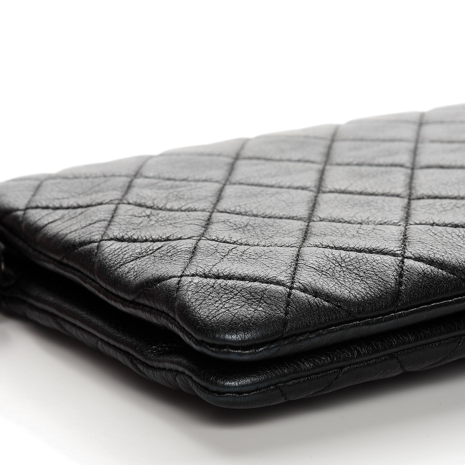 Chanel Calfskin Quilted Small Zipped Boy Pouch Black 12 of 12