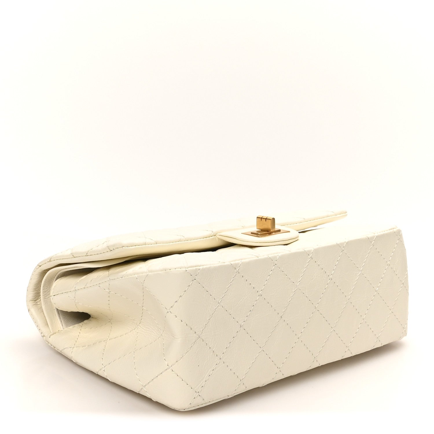 Chanel Aged Calfskin Quilted 2.55 Reissue 225 Flap White 4 of 10