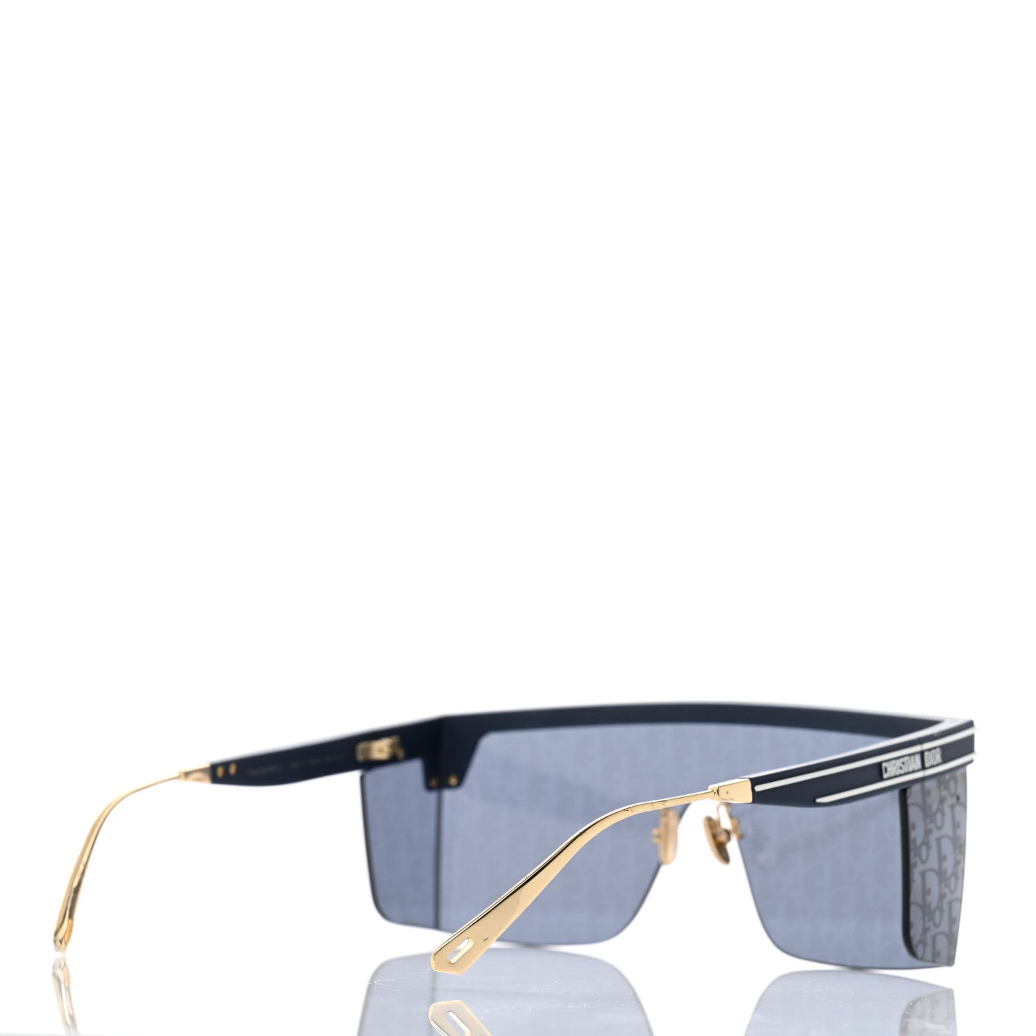 Christian Dior Oblique Diorclub M1U Mask Sunglasses Blue 4 of 9