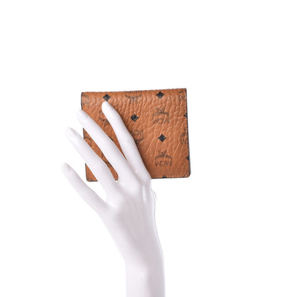 MCM Visetos ID Wallet Cognac 2 of 7