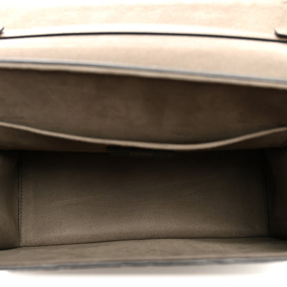 Fendi Vitello Century F is Fendi Bi-Color FF 1974 Embossed Kan I Shoulder Bag Maya Black 5 of 11