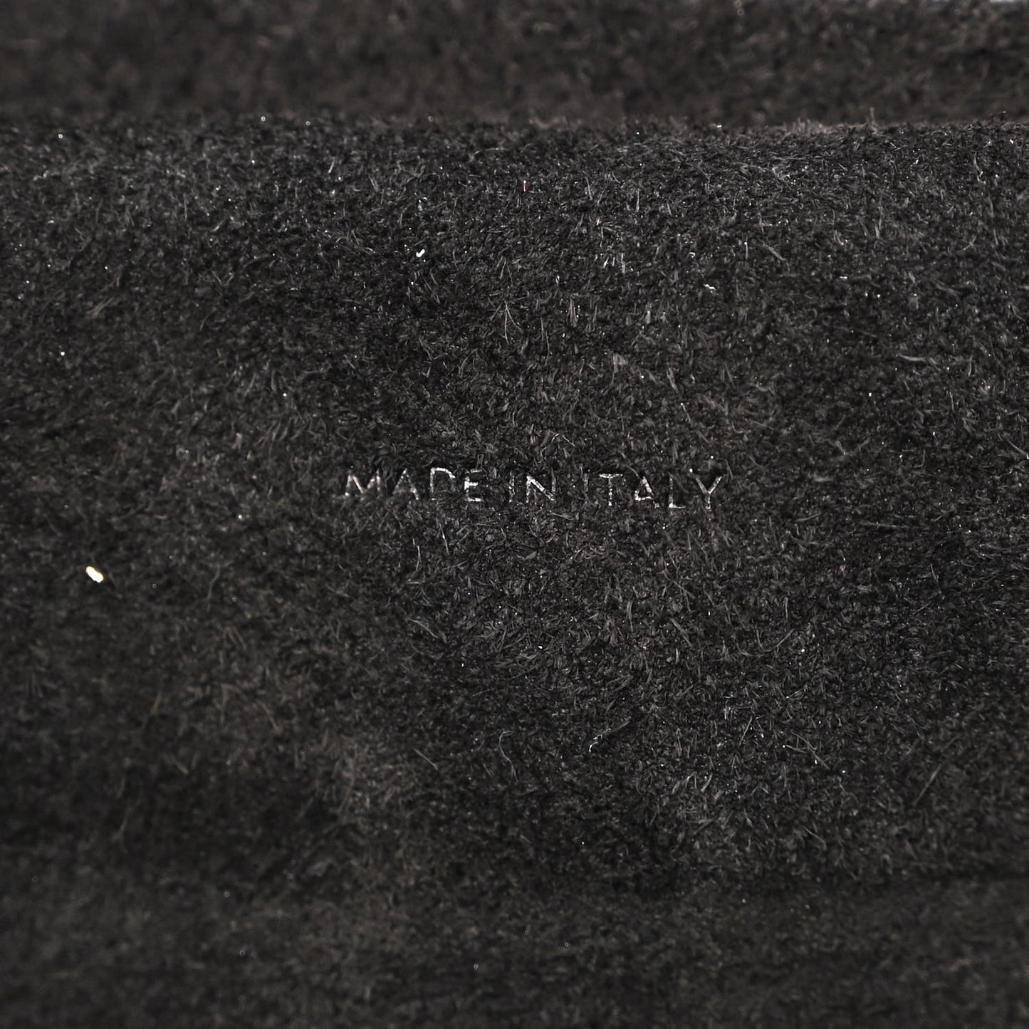 Grained Calfskin Micro Belt Bag Black