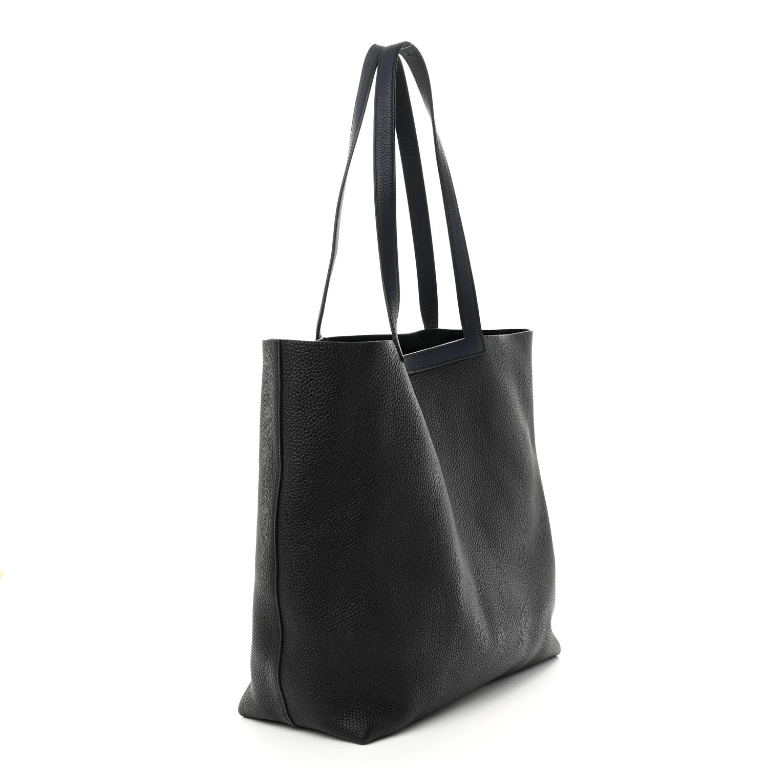 Hermes Taurillon Clemence Cabasellier 46 Black Navy Blue 3 of 10