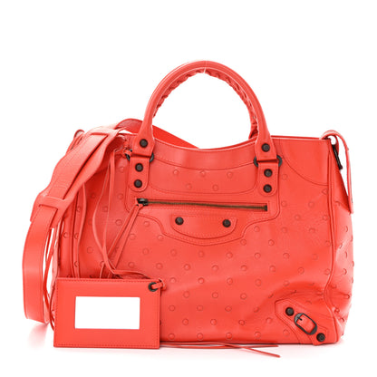 Balenciaga Agneau Perforated Classic Hardware Velo Rouge Grenade 3 of 17